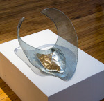 Free standing piece in metal and pewter