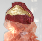 Papaule Rojo - the back of the piece
