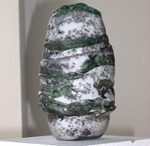 A piece from the Raku collection (Warwickshire Arts Week)