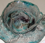 A piece from the Raku collection (Warwickshire Arts Week)